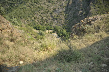 ballade en pays cathare pres de carcassonne dans le sud de la france 11 a limousis et lastours dans l'Aude