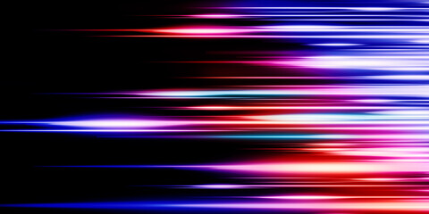 abstract light lines technology dynamic technology pattern design 3D illustration