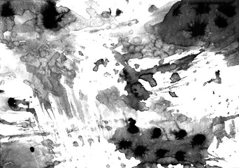 Grunge black and white urban vector texture template. Dark Dirty Dust Overlay Distress Background. Easily create an abstract dotted, scratched, vintage effect with noise and grain