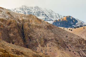 Steens Mountains In Southeastern Oregon Desert