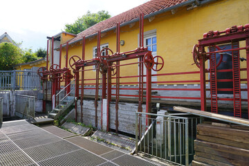 Das alte Elektrizitätswerk in Bindslev in Dänemark