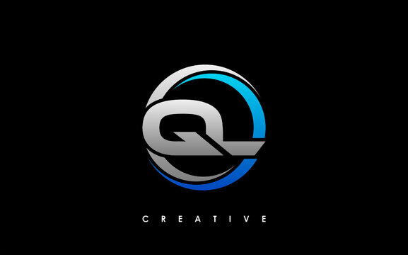 QL Letter Initial Logo Design Template Vector Illustration