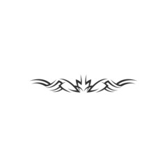 Tattoo icon logo design template vector illustration