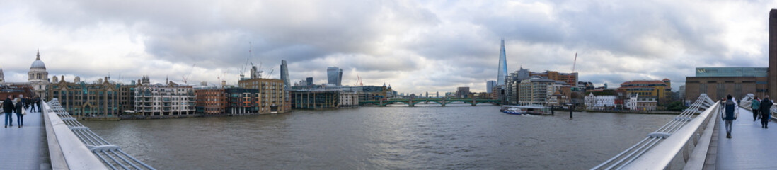 Obraz premium River Thames, London, panorama