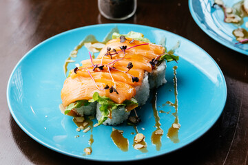 asian cuisine, salads, soups, snacks, sushi, hot dish