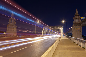 Fototapeta na wymiar Image of Traffic at night