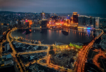 Portuguese and Chinese styles over macau