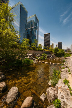 Recreational Area In Dongdaemun District In Seoul