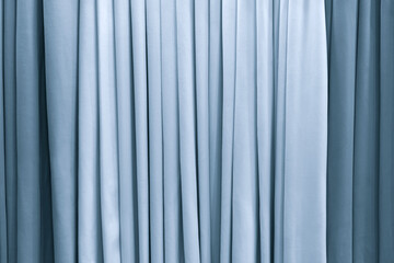 Blue fabric texture close-up curtains, Blue Velvet, modern design background sample