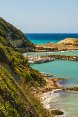 A view of Agios Stefanos harbour