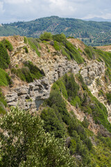 Fototapeta na wymiar A landscape image near Agios Stefanos in Corfu