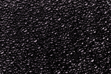 water drops on black background