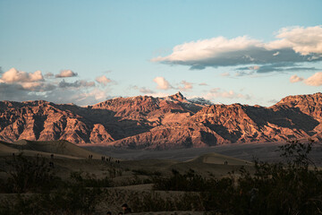 death valley red mountain