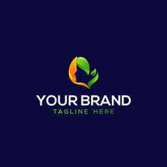 Beauty Logo Gradient Brand For Company. Boutique Logo