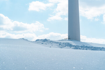 한국 평창의 겨울