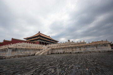 The harmony hall of  Forbidden City, Beijing of China