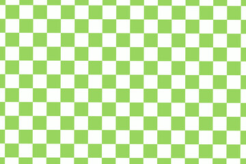 green and white squares