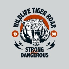 tiger t-shirtdesign