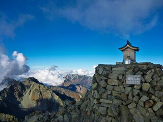 日本の山　奥穂高岳　10月