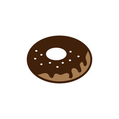 Donut icon design illustration vector