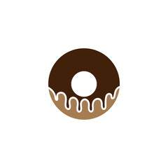Donut icon design illustration vector