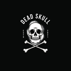 head skull premium vector