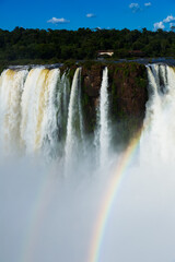 Garganta del Diablo waterfall on Iguazu River in Iguazu National Park, Argentina