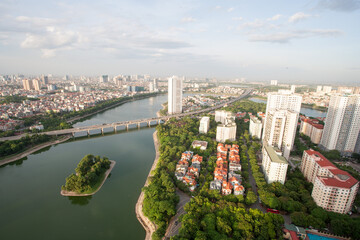 Obraz premium aerial view