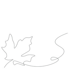 Autumn leaves on white background vector illustration