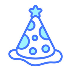 Cap icon, Christmas and celebrations. Outline symbol collection. Editable vector Design