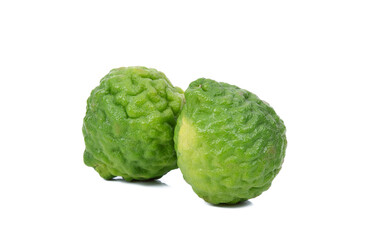 Bergamot fruit isolated on white background