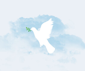 International Day of Peace - United Nations. Sep 21, international peace day. Illustration concept present peace world.