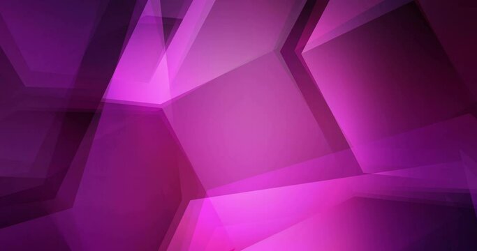4K looping dark pink abstract animation with rhombus. Colorful fashion clip with gradient rectangles. Flicker for designers. 4096 x 2160, 30 fps.