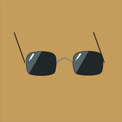 retro sunglasses vector illustration