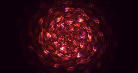 3D rendering abstract multicolor fractal light background
