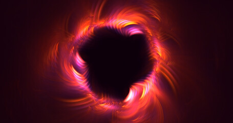 3D rendering abstract mandala fractal background