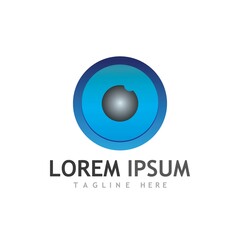 Eye Care vector logo design