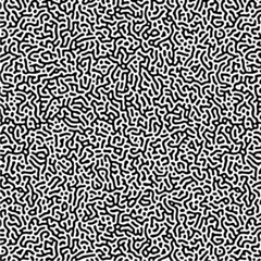 Cyclic Symmetric Multiscale Turing Pattern. Monochrome texture - obrazy, fototapety, plakaty