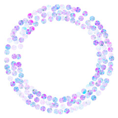 Neon tinsels confetti placer vector composition. Festive flickering foil elements party glitter flatlay. Christmas confetti scatter lustering texture.