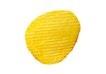 potato chip isolated on white background