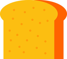 bread flat illustration