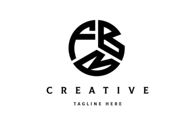 FBB creative circle three letter logo
