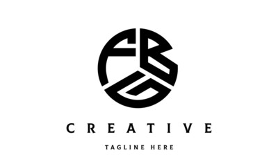 FBG creative circle three letter logo