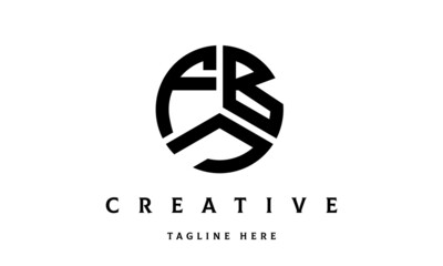 FBJ creative circle three letter logo