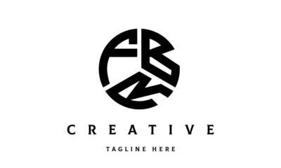 FBR creative circle three letter logo