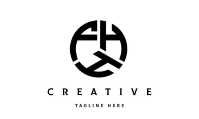 FHH creative circle three letter logo