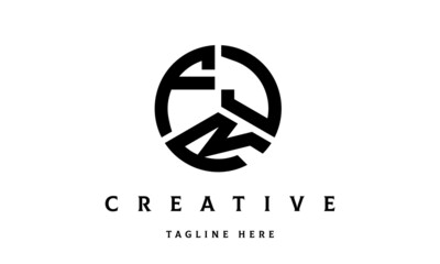 FJR creative circle three letter logo