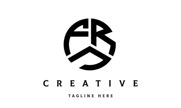 FRJ creative circle three letter logo
