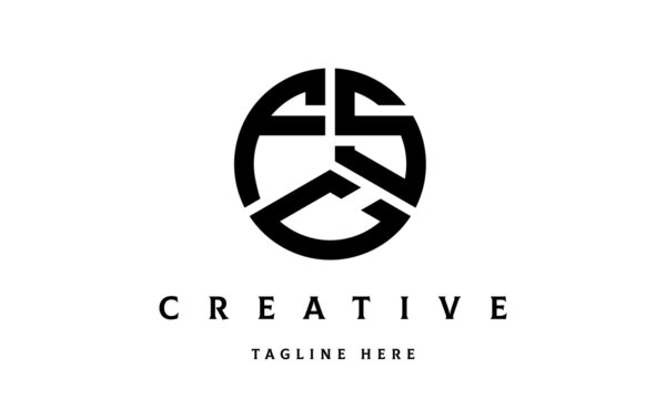 FSC creative circle three letter logo