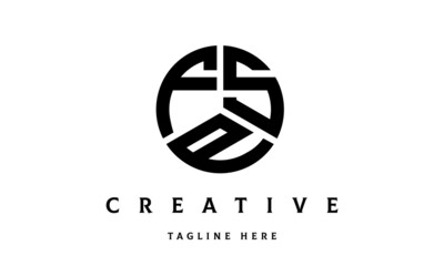 FSP creative circle three letter logo